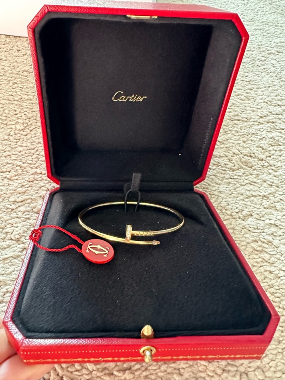 Cartier Juste un Clou bracelet with diamonds - Small model